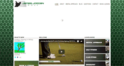 Desktop Screenshot of jamesjordangolf.com